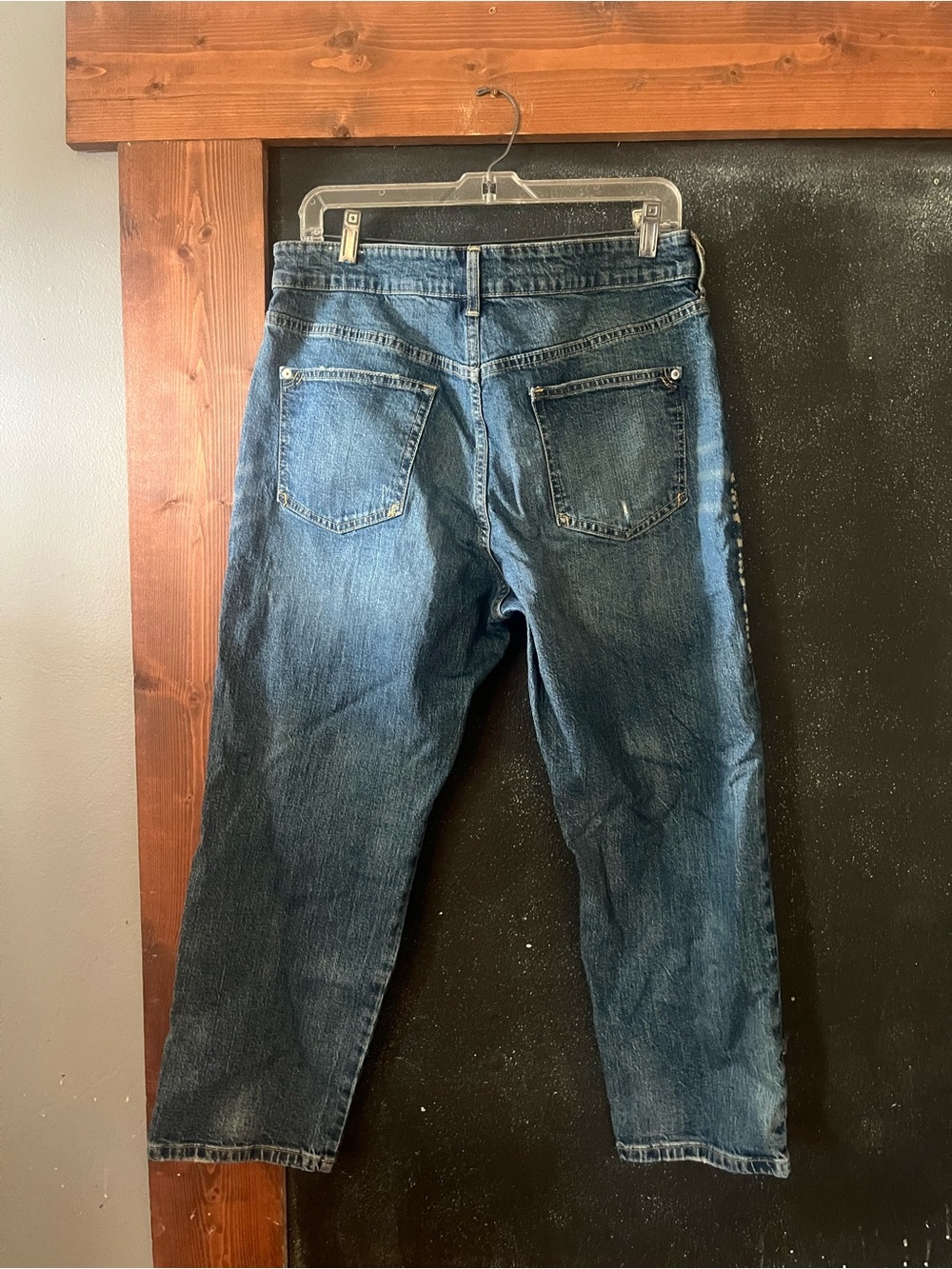 Anthropologie Pilcro The Borrowed Patchwork Bandana Boyfriend Jeans Size 31P - Picture 4 of 7